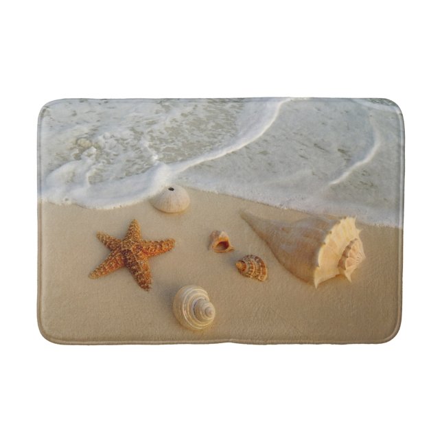 Neptune's Gifts (Shells) Bath Mat (Front)