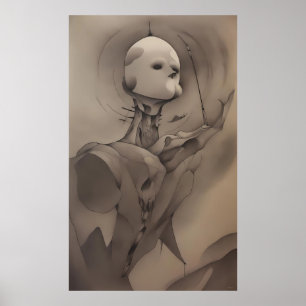Neptuni Incubi Dusii - Ken Gauge Art Poster