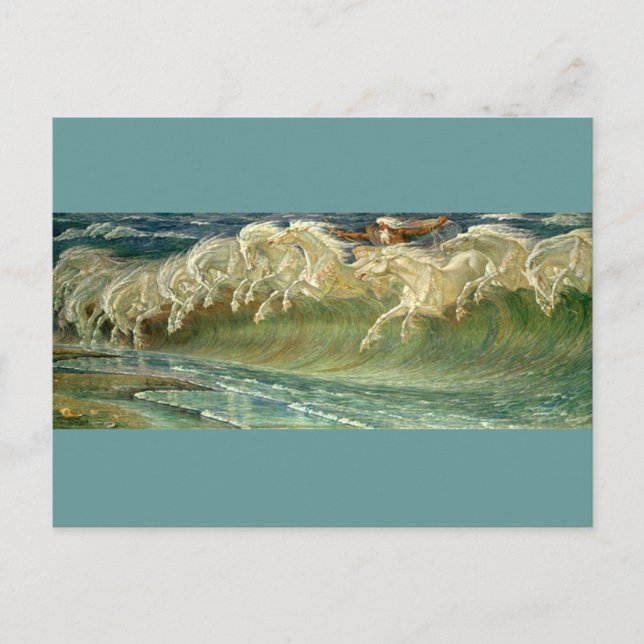 Neptun's Horses Postcard (Front)