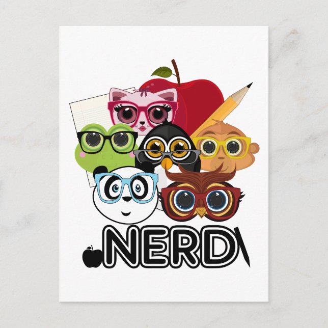 Nerd 3 postcard (Front)