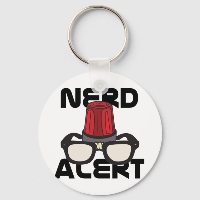 Nerd Alert! Key Ring (Front)