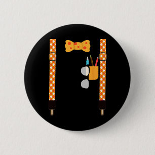 Nerd And Geek Halloween Costume 6 Cm Round Badge
