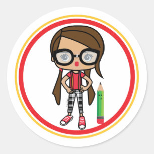 Nerd Anna Sticker