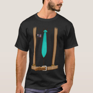 Nerd Costume Halloween Cute Dork Geek Son Gamer T-Shirt