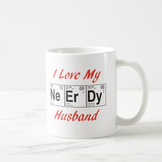nerd elements-husband coffee mug (Right)