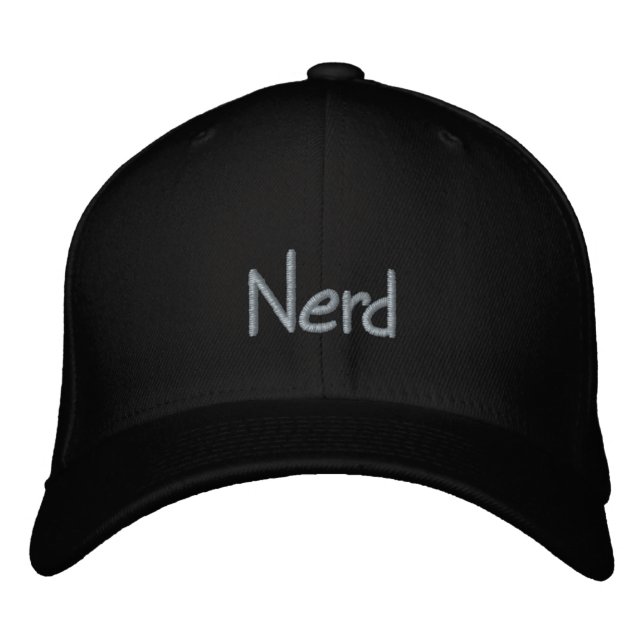 Nerd Embroidered Cap (Front)