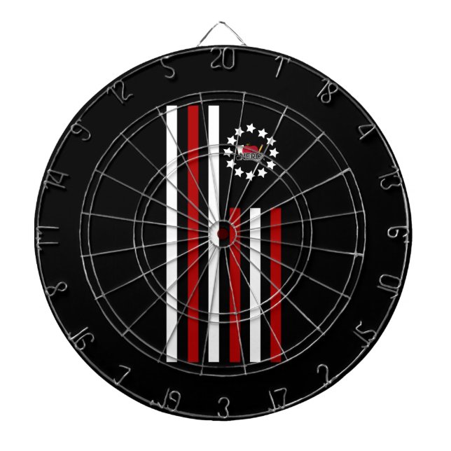 Nerd - Flag  Dartboard (Front)