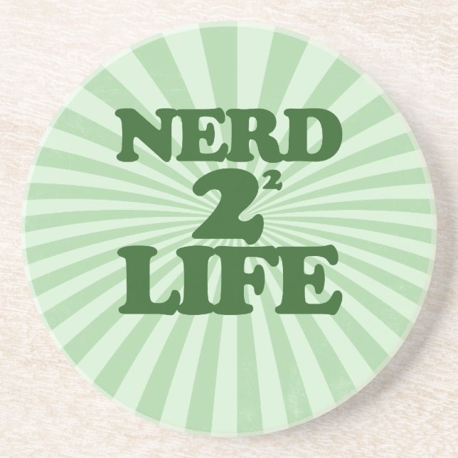 Nerd for Life Coaster (Front)