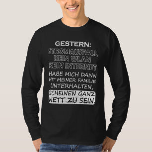 Nerd Gaming Computer Scientist Wlan Motif Sayings T-Shirt