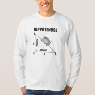 Nerd Geometry Hippotenuse Hypotenuse Math T-Shirt