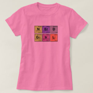 NERD GIRL! Periodic Elements Scramble T-Shirt