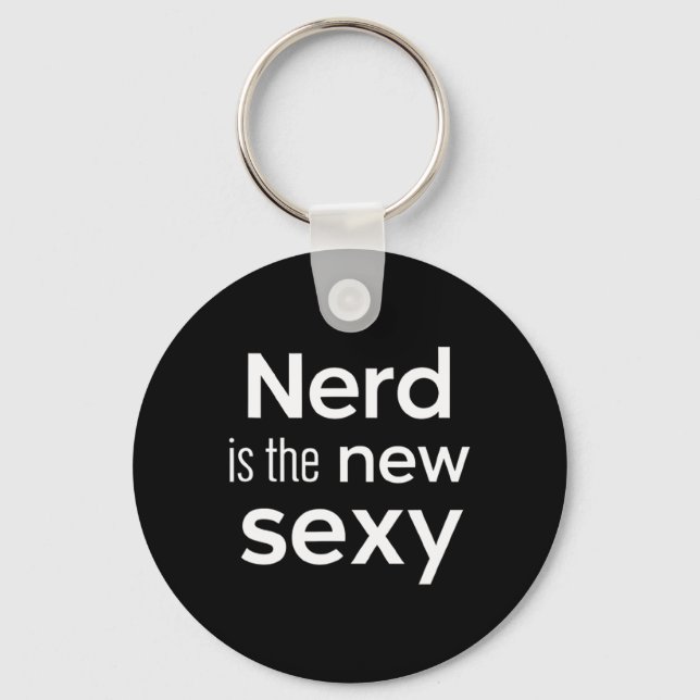 Nerd Is The New Y Gamers Software Engineers Origin Key Ring (Front)