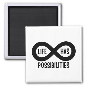 Nerd Mathematics Life Has Possibilities Magnet
