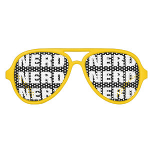 Nerd party shades Funny sunglasses for geeks