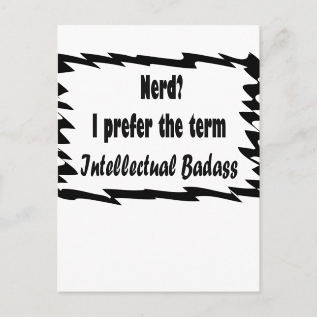 Nerd? Postcard (Front)
