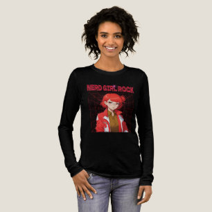 Nerd Rock Girl T-Shirt Tri-Blend Shirt