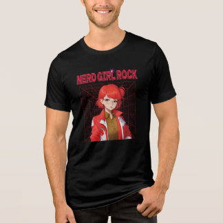 Nerd Rock Girl Tri-Blend Shirt