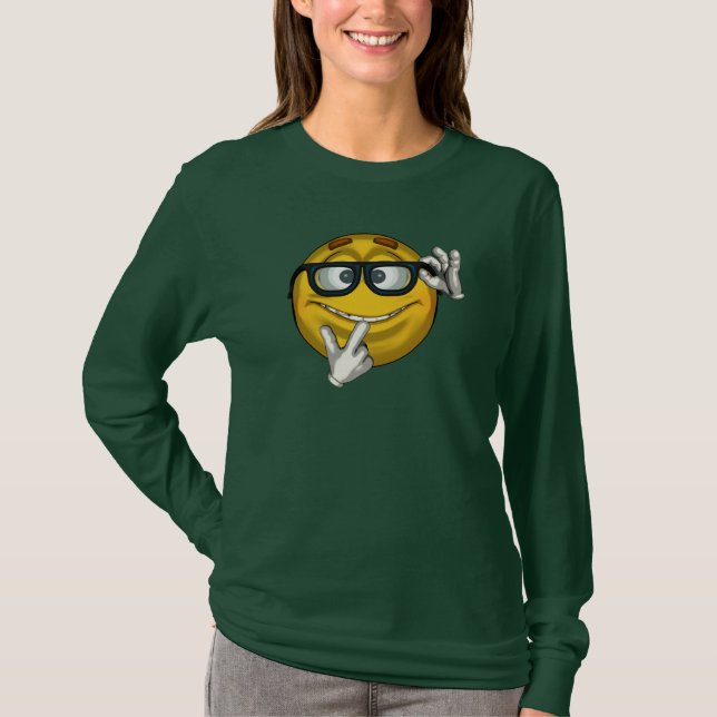 Nerd - toon - Dark T-Shirt (Front)