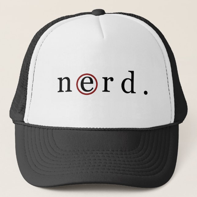 Nerd Trucker Hat (Front)