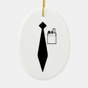 Nerd Uniform Ceramic Tree Decoration
