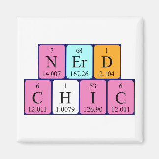 NerdChic periodic table phrase magnet