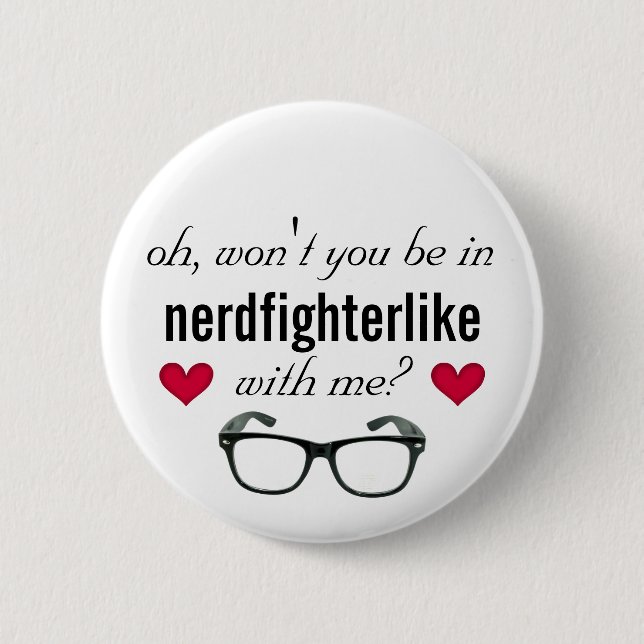 Nerdfighterlike 6 Cm Round Badge (Front)
