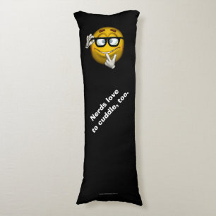 "Nerds Love to Cuddle, Too." [a2] Body Cushion