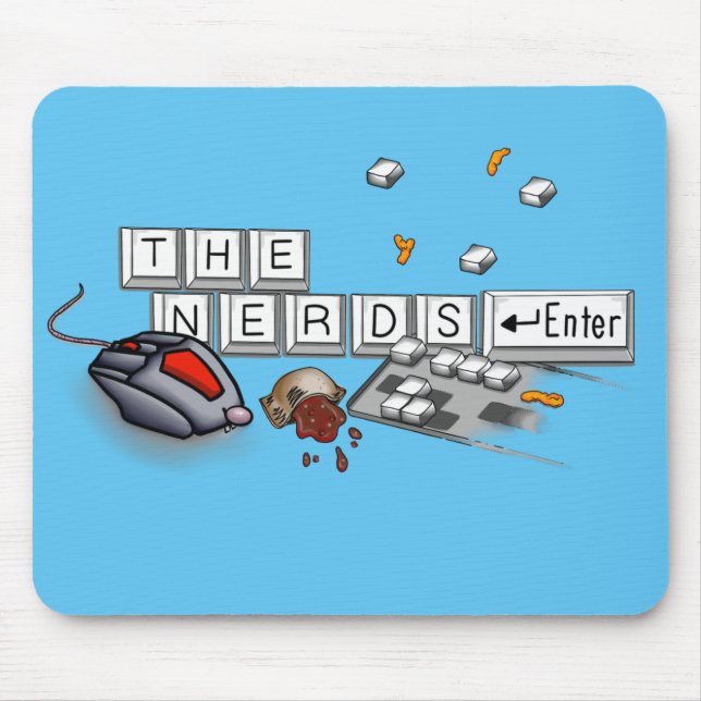 Nerds - PC Master Race Mouse Pad Flat (Front)