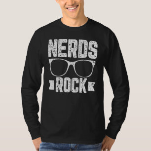 Nerds Rock Computer It Technician Geek Graphic T-Shirt