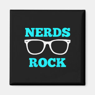 Nerds Rock T Shirt Gamer Geek Fun Cute Nerd Shirt Magnet