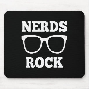 Nerds Rock T Shirt Gamer Geek Fun Cute Nerd Shirt Mouse Pad