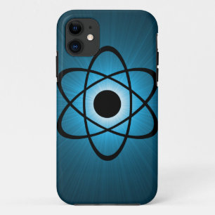 Nerdy Atomic BT iPhone 5 Case, Blue iPhone 11 Case