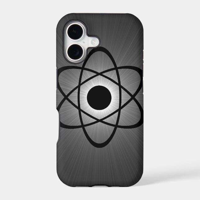 Nerdy Atomic BT iPhone 5 Case, Grey (Back)