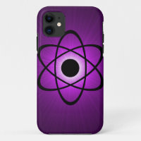 Nerdy Atomic BT iPhone 5 Case, Purple