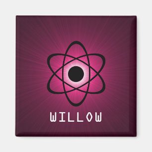 Nerdy Atomic Magnet, Pink Magnet