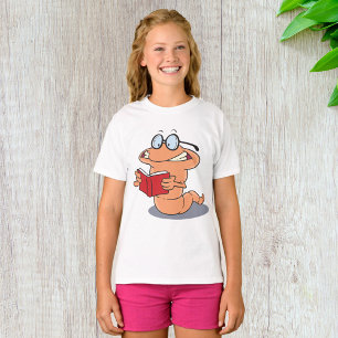 Nerdy Bookworm Reading A Book T-Shirt