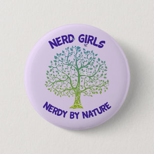 Nerdy By Nature Button