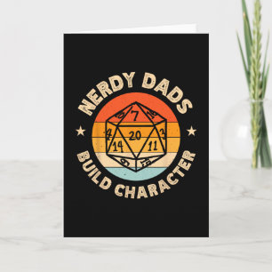 Nerdy Dads Build Character  Card