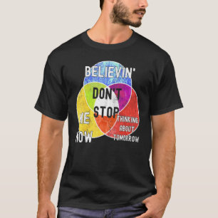 Nerdy Don't Stop Venn Diagram Algebra Math Teach T-Shirt