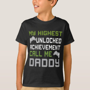 Nerdy Fathers Day Gamer Dad Video Gaming T-Shirt