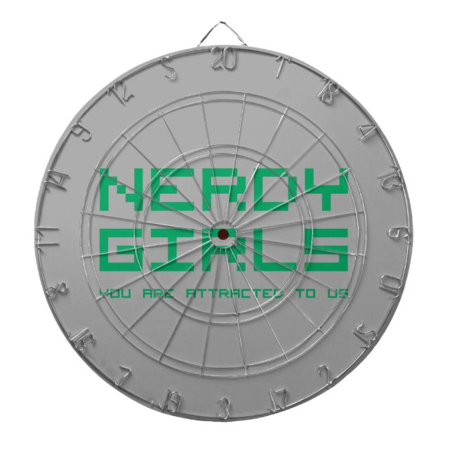 Nerdy Girls 2 Dartboard (Front)
