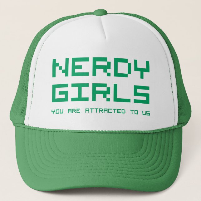 Nerdy Girls 2 Trucker Hat (Front)