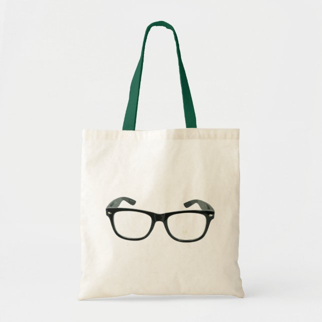 Nerdy Glasses Tote Bag (Front)
