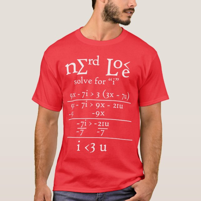 Nerdy Love T-Shirt (Front)