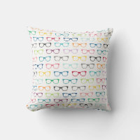 Nerdy Multi Colour HIpster Eye Glasses Pattern