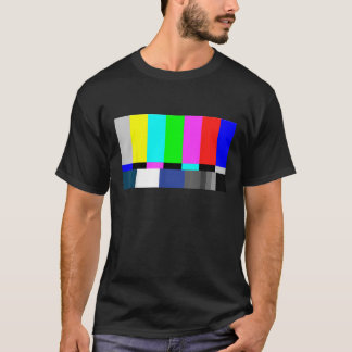 Nerdy Sheldon TV Test Pattern Colour Geek Gift  T-Shirt