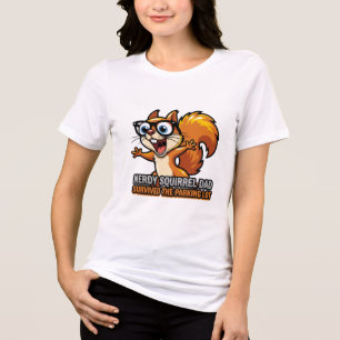 Nerdy Squirrel Dad Parking Lot Shirt