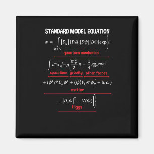 Nerdy Standard Model Equation – Gift For Physics2 Magnet