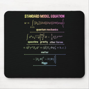 Nerdy Standard Model Equation – Gift For Physics Mouse Pad