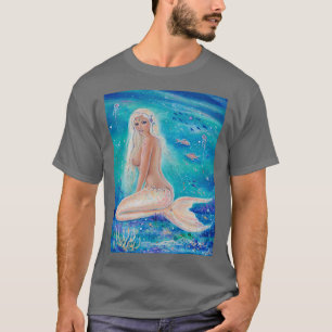 Nerea Mermaid fantasy art by Renee Lavoie T-Shirt